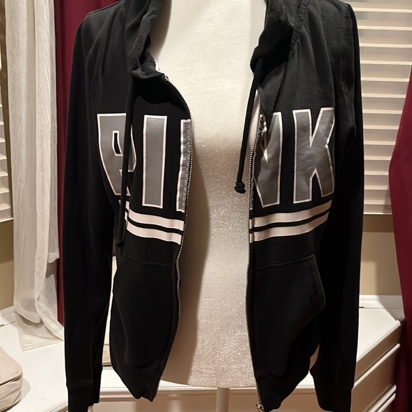 Victoria’s Secret Pink zipper Sweatshirt Sz S - Picture 7 of 9